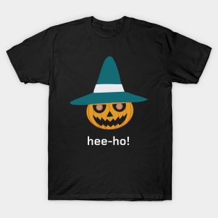 Pyro Jack hee ho! - white text T-Shirt